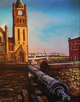 Guildhall from the Derry Walls by Paul Cavanagh 